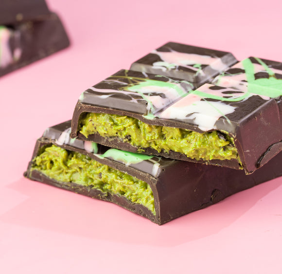 Kunafa Chocolate Bar - 250gm - The Baklawa Box