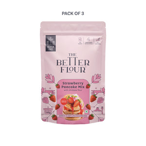 Strawberry Pancake Mix -150g - The Better Flour